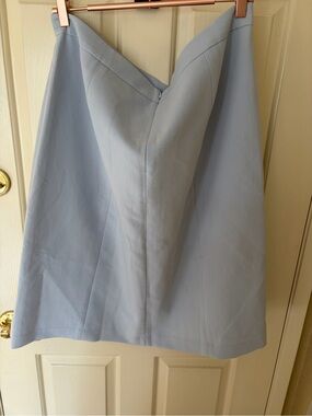 Banana Republic Light Blue A-Line V-Waist Skirt